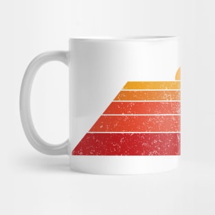 70's Retro Sunset Classic Vintage 70s Sunset Colors Mug